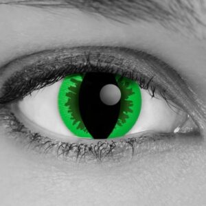 Green Reptile Contact Lenses