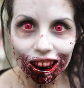 Zombie red Contact Lenses