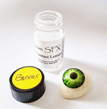Banner Hand Painted Contact Lenses
