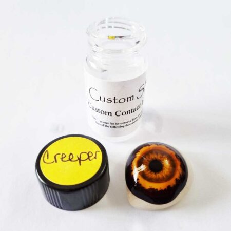 Creeper Hand Painted Contact Lenses