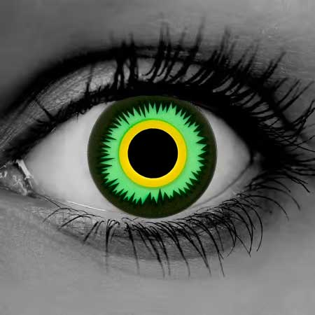 Green Orc Contact Lenses For Halloween - Gothika.com